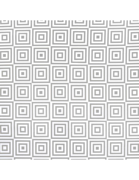 Mantel Hule Rectangular Rombos Grises Impermeable Antimanchas PVC 140x250 cm. Recortable Uso Interior y Exterior