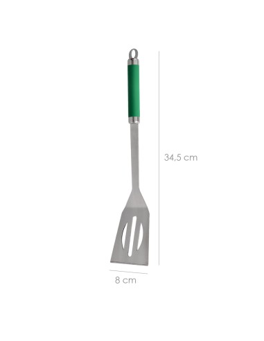 Set Complementos Para Barbacoa 3 Piezas. (Espatula, Pinzas y Tenedor) 34,5 cm.