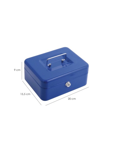 Caja Caudales Wolfpack Pintada Nº 2 200x155 mm. Con Bandeja Interior