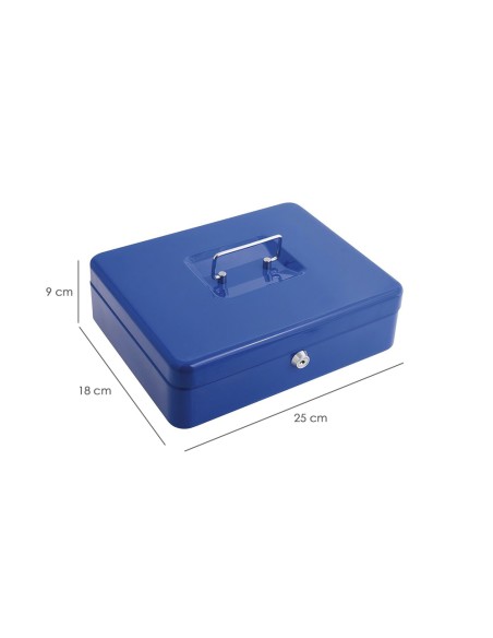 Caja Caudales Wolfpack Pintada Nº 3 250x180 mm. Con Bandeja Interior