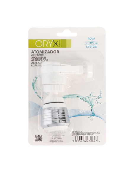 Atomizador Economizador Con Rotula Con Adaptador Macho / Hembra