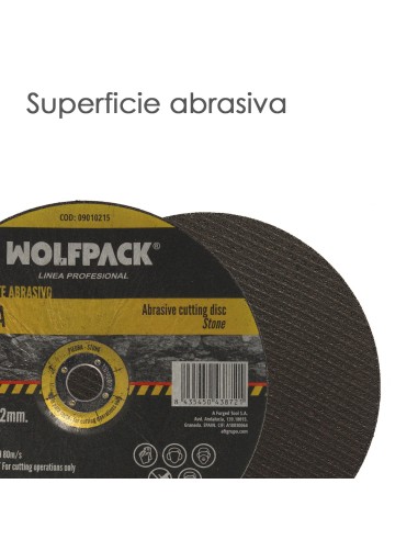 Disco Corte Abrasivo Piedra Ø 230 x Ø 22 mm. Espesor 3,2 mm. Disco Radial / Amoladora Universal Con Todas Las Amoladoras.