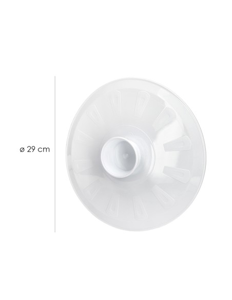 Tapa Plastico Giratortillas Oryx Ø 29cm. (Tapa Vuelve Tortillas, Tapa Giratortillas, Tapa Gira Tortillas)