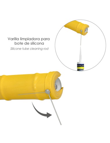 Pistola Silicona Amarilla, Pistola Selladora, Pistola Selladora Silicona, Pistola Calafateo, Pistola Calafatear,