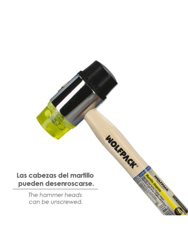 Martillo Chapista De Goma Ø 40 mm. martillo De Goma, Maza De Goma, Martillo Abolladuras