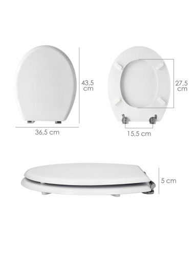 Tapa Wc Blanco Deluxe