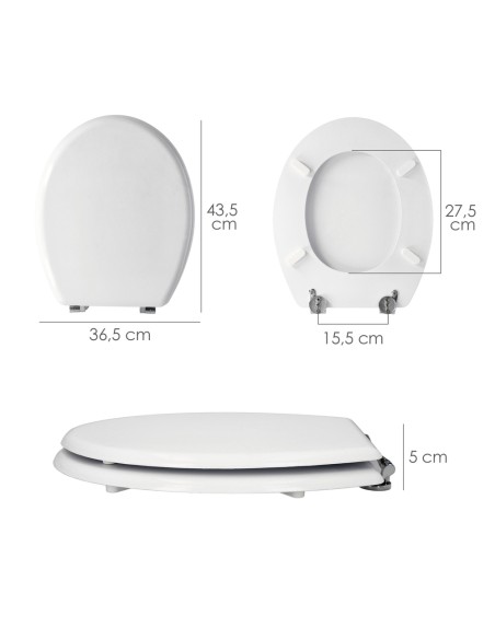 Tapa Wc Blanco Deluxe
