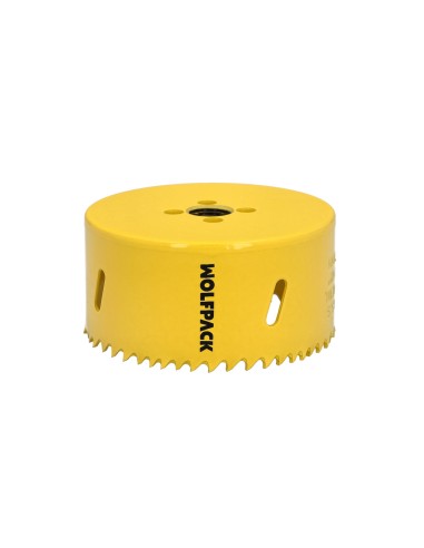 Corona Sierra Bimetal Ø 89 mm. Templado Termico, Base Reforzada. Corona Madera, Broca Agujeros Madera, Acero, Hierro, Plasticos