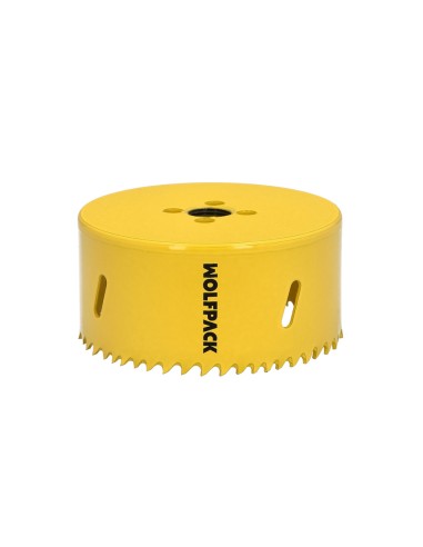 Corona Sierra Bimetal Ø 92 mm. Templado Termico, Base Reforzada. Corona Madera, Broca Agujeros Madera, Acero, Hierro, Plasticos