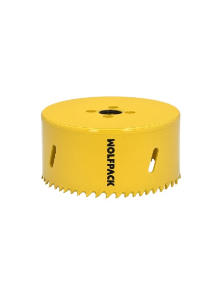 Corona Sierra Bimetal Ø 92 mm. Templado Termico, Base Reforzada. Corona Madera, Broca Agujeros Madera, Acero, Hierro, Plasticos