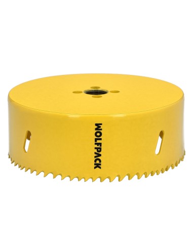 Corona Sierra Bimetal Ø 127 mm. Templado Termico, Base Reforzada. Corona Madera, Broca Agujeros Madera, Acero, Hierro, Plasticos