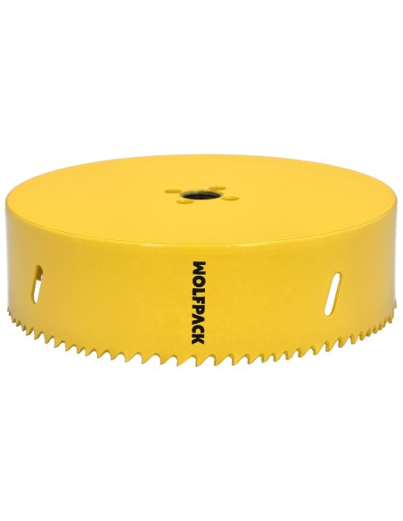 Corona Sierra Bimetal Ø 152 mm. Templado Termico, Base Reforzada. Corona Madera, Broca Agujeros Madera, Acero, Hierro, Plasticos