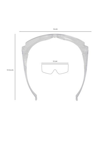 Gafas Proteccion En166 Patillas Fijas Transparentes