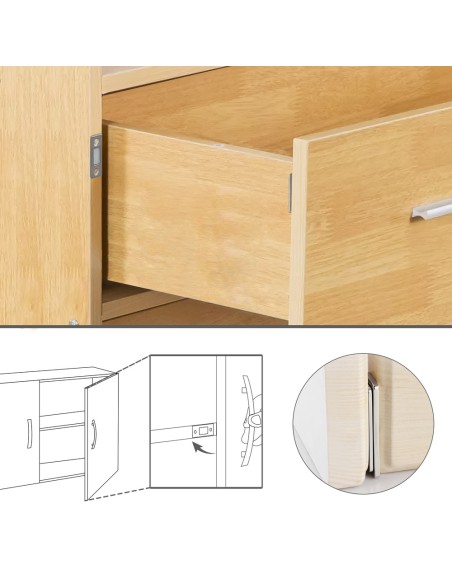 Cierre Iman Universal Atornillable/ Adhesivo Para Puertas / Cajones / Frigorificos / Armarios.