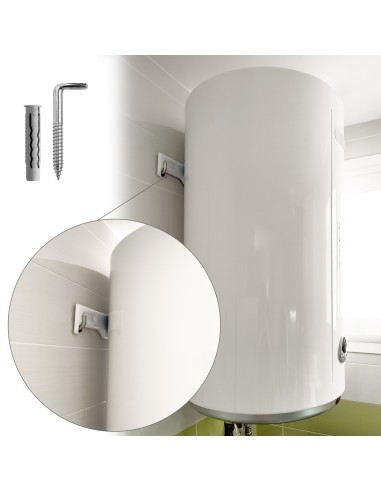 Kit Sanitario Alcayata Con Taco Ø 14 x 70 mm. Fijación Calentadores / Termos De Agua