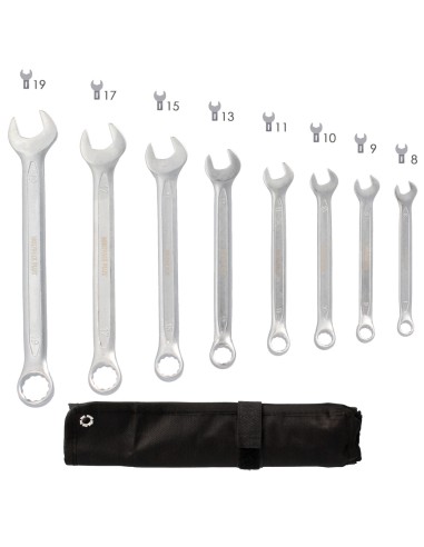 Juego Llaves Combinadas Wolfpack Plus 8 Piezas