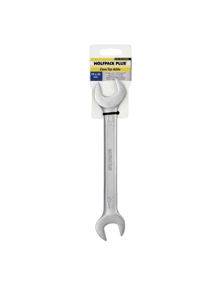 Llave Fija Plus Acero Cromo Vanadio 24x26 DIN 3110. Llave Fija, Llave Fija Doble