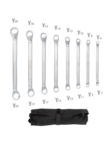 Juego Llaves Acodadas Wolfpack Plus 8 Piezas