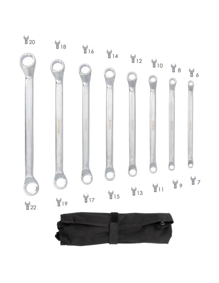 Juego Llaves Acodadas Wolfpack Plus 8 Piezas