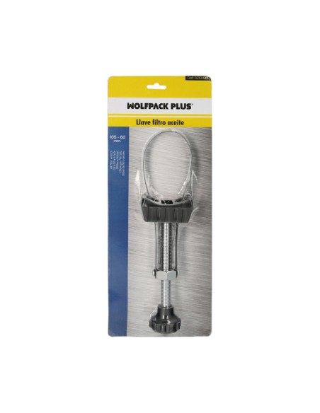 Llave Filtro Aceite Con Cinta Metalica Ajustable Ø 60 a 105 mm.