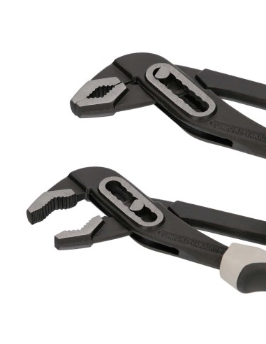 Tenazas Apertura Múltiple Negra Plus 250 mm. mangos Engomados DIN 8976. Pico De Loro, Alicates Extensibles, Tenazas Fontanero