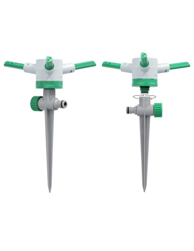 Aspersor Plástico 3 Brazos Con Pincho Con Regulador de Presión.