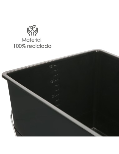 Cubeta Pintura 15 Litros Con Rejilla. Fabricado en Plastico. Cubeta Pintor, Cubo Pintura, Cubo Pintura con Rodillo,
