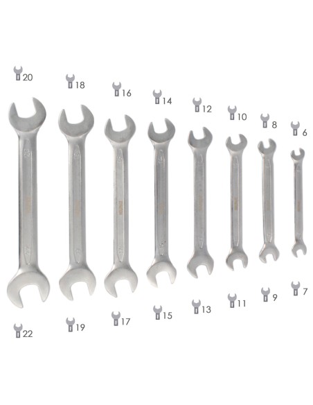 Juego Llaves Fijas Wolfpack 12 Piezas