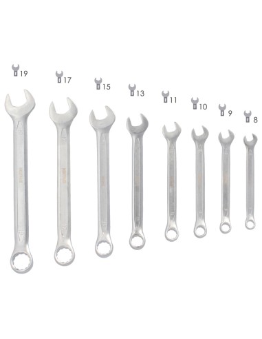 Juego Llaves Combinadas Wolfpack 8 Piezas