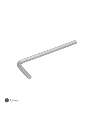 Llave Allen Standar Acero Cromo Vanadio Profesional 1,5 mm. Llave Hexagonal, Llave Allen Taller Mecanica, Llave Allen Bricolaje