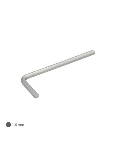 Llave Allen Standar Acero Cromo Vanadio Profesional 1,5 mm. Llave Hexagonal, Llave Allen Taller Mecanica, Llave Allen Bricolaje