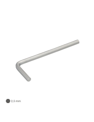 Llave Allen Standar Acero Cromo Vanadio Profesional 2,5 mm. Llave Hexagonal, Llave Allen Taller Mecanica, Llave Allen Bricolaje