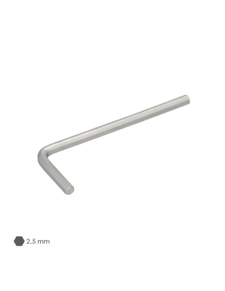 Llave Allen Standar Acero Cromo Vanadio Profesional 2,5 mm. Llave Hexagonal, Llave Allen Taller Mecanica, Llave Allen Bricolaje