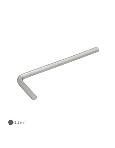 Llave Allen Standar Acero Cromo Vanadio Profesional 3,5 mm. Llave Hexagonal, Llave Allen Taller Mecanica, Llave Allen Bricolaje