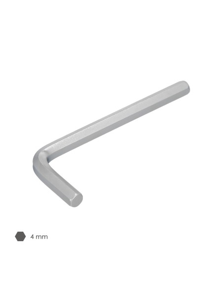 Llave Allen Standar Acero Cromo Vanadio Profesional 4,0 mm. Llave Hexagonal, Llave Allen Taller Mecanica, Llave Allen Bricolaje