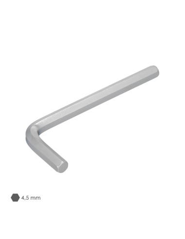 Llave Allen Standar Acero Cromo Vanadio Profesional 4,5 mm. Llave Hexagonal, Llave Allen Taller Mecanica, Llave Allen Bricolaje