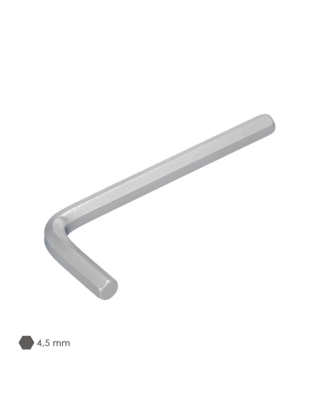 Llave Allen Standar Acero Cromo Vanadio Profesional 4,5 mm. Llave Hexagonal, Llave Allen Taller Mecanica, Llave Allen Bricolaje