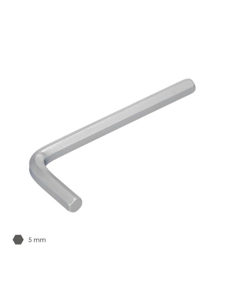 Llave Allen Standar Acero Cromo Vanadio Profesional 5,0 mm. Llave Hexagonal, Llave Allen Taller Mecanica, Llave Allen Bricolaje