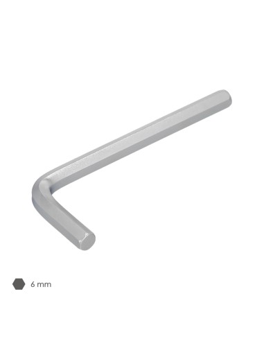 Llave Allen Standar Acero Cromo Vanadio Profesional 6,0 mm. Llave Hexagonal, Llave Allen Taller Mecanica, Llave Allen Bricolaje