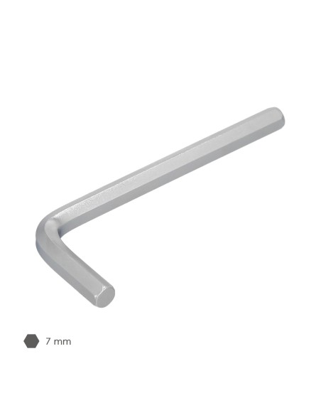 Llave Allen Standar Acero Cromo Vanadio Profesional 7,0 mm. Llave Hexagonal, Llave Allen Taller Mecanica, Llave Allen Bricolaje