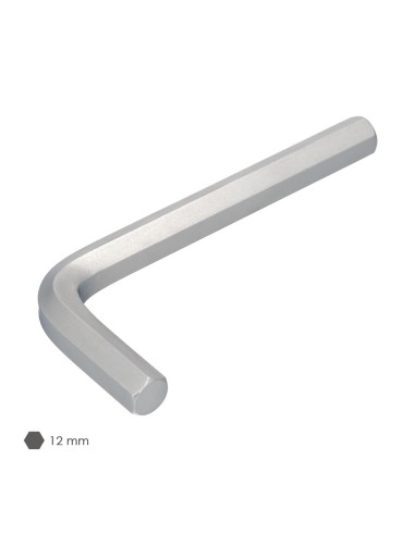 Llave Allen Standar Acero Cromo Vanadio Profesional 12,0 mm. Llave Hexagonal, Llave Allen Taller Mecanica, Llave Allen Bricolaje