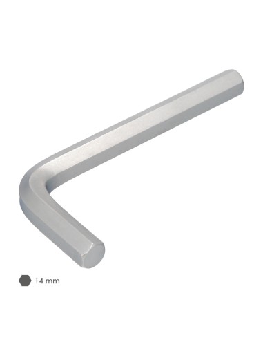 Llave Allen Standar Acero Cromo Vanadio Profesional 14 mm. Llave Hexagonal, Llave Allen Taller Mecanica, Llave Allen Bricolaje