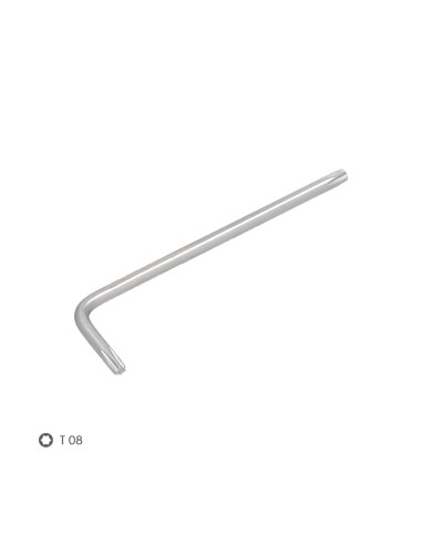 Llave Torx Standar Acero Cromo Vanadio Profesional T08 mm. Llave Estrella, Llave Allen Estrella