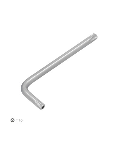 Llave Torx Inviolable Standar Acero Cromo Vanadio Profesional T10 mm. Llave Estrella, Llave Allen Estrella