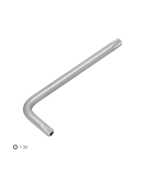 Llave Torx Inviolable Standar Acero Cromo Vanadio Profesional T20 mm. Llave Estrella, Llave Allen Estrella