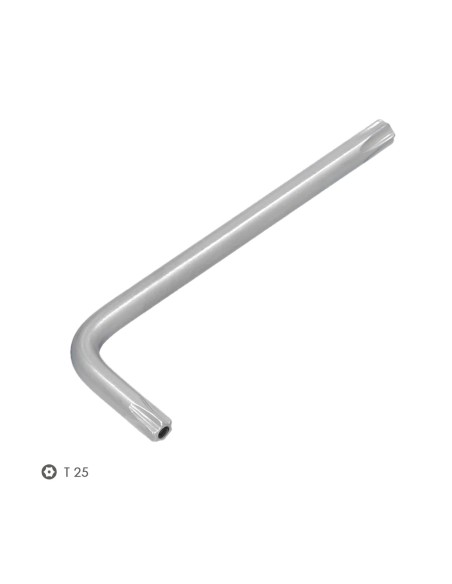Llave Torx Inviolable Standar Acero Cromo Vanadio Profesional T25 mm. Llave Estrella, Llave Allen Estrella