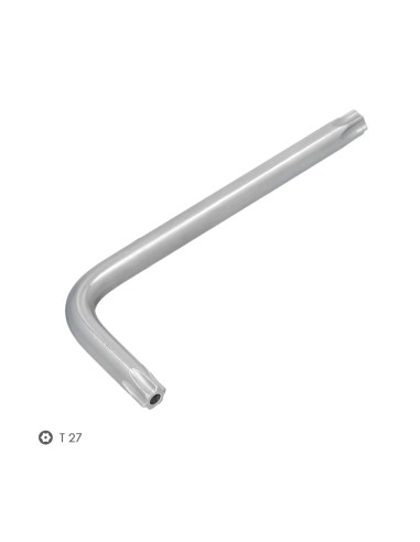 Llave Torx Inviolable Standar Acero Cromo Vanadio Profesional T27 mm. Llave Estrella, Llave Allen Estrella