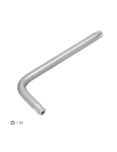 Llave Torx Inviolable Standar Acero Cromo Vanadio Profesional T30 mm. Llave Estrella, Llave Allen Estrella