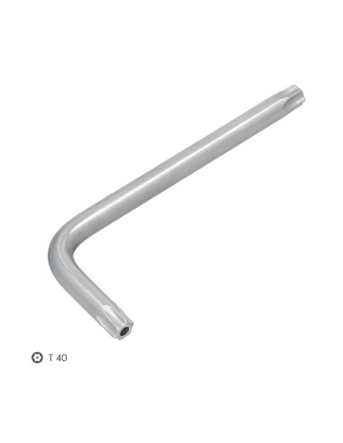Llave Torx Inviolable Standar Acero Cromo Vanadio Profesional T40 mm. Llave Estrella, Llave Allen Estrella