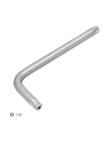 Llave Torx Inviolable Standar Acero Cromo Vanadio Profesional T50 mm. Llave Estrella, Llave Allen Estrella